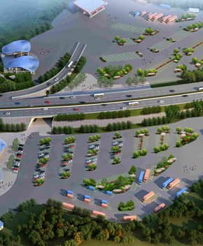 服務區立體綠化解決方案