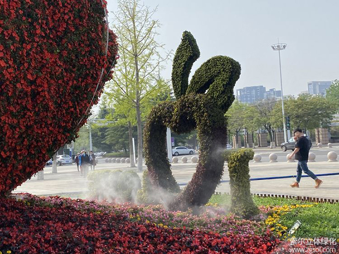 07山東青島膠州市民文化中心五一立體花壇“幸?；ㄩ_”  (14).jpg